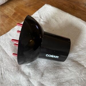 Conair Black Hair Diffuser with Red Tips